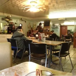 Home town little diner. Has that feeling of being at home.