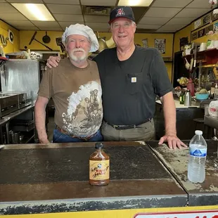 Eddie and a old ugly guy from Virginia