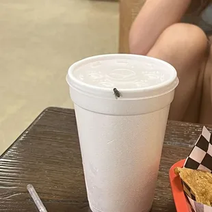 No straw in the cup as Dis, Gust, and Ting flew all over it.