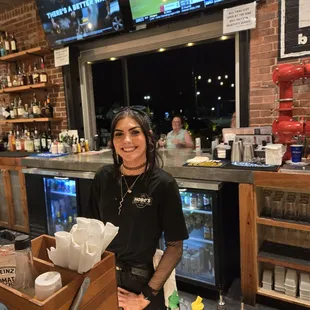 This is Priscilla, we tease her that she might be the granddaughter of Priscilla Presley her name is  Presley, we have a lot of fun.