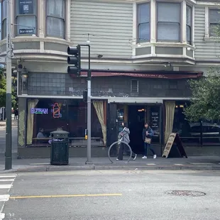 View from across Haight