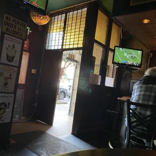 Inside the bar