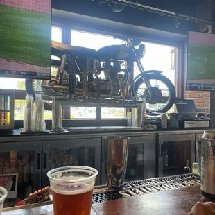 Bar view with Blake&apos;s Cider beer