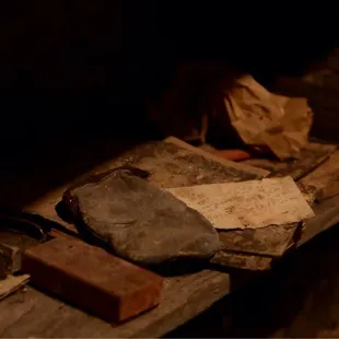 The previous owners vault. Hasn't been opened for half a century. Just as they left it.