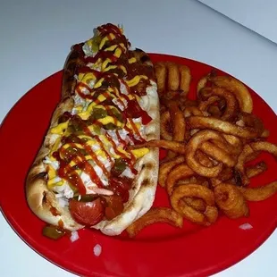 Quarter pound Sasquatch hotdog