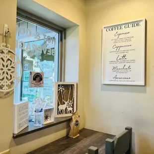 a coffee shop window