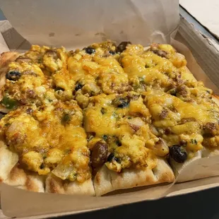 Chorizo Breakfast Pizza