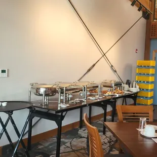 Breakfast buffet, $12.95 drinks extra