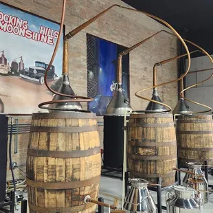 the inside of a brewery