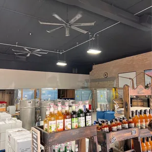 the inside of a store