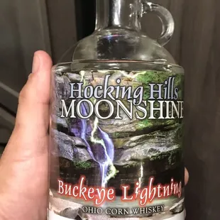 Buckeye Lightning will put hair on your chest.  Buckeye Thunder (151 proof!) will put the hair on, and then scald it off.