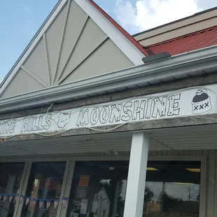 the front of the store