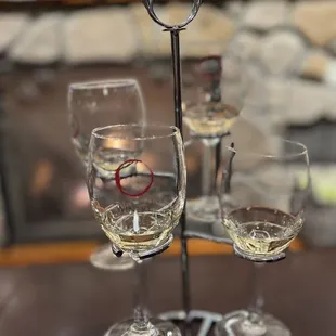 White wine flights