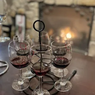 Red wine flights