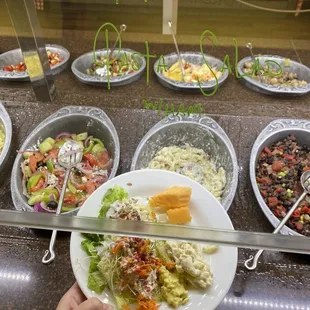 Cold salad bar stuff