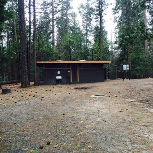 Restrooms with running water