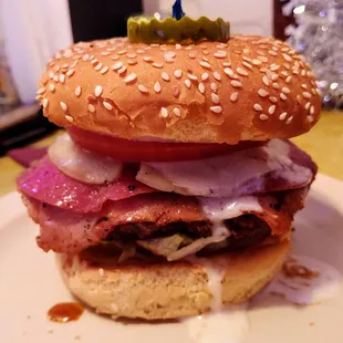 Italian burger.