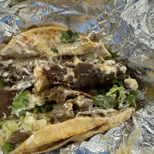 Outstanding Gyros sandwich
