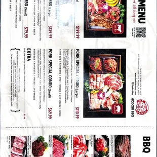 menu, sushi and sashimi