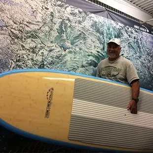Jack is another customer that was shopping around for a large sup and he selected our 11'6 x 36 x 5 Island Classic Sup.  Mahalo Jack.
