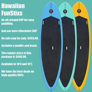 Best SUP Package Deal in Hawaii.  See image for details.