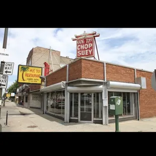 the front of the store