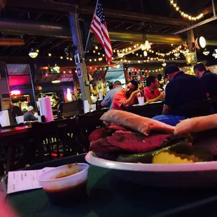Po&apos; Boy Sammich &amp; bit of the interior background