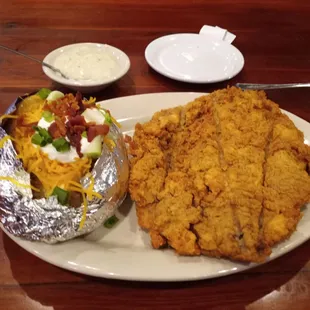 13.99 cfs special with loaded baked potato