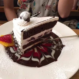 Black forest chocolate cake