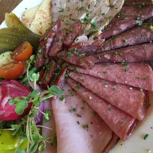 Meat appetizer platter :)