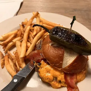 Jalapeño burger