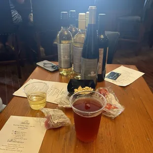 Apple blueberry cider &amp; Unbridled