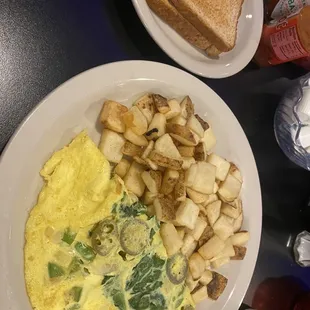 Omelette. They serve breakfast!