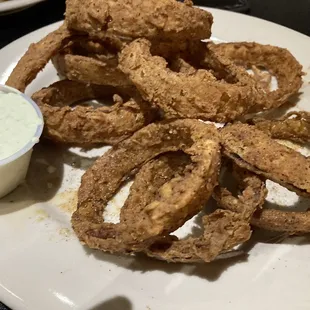 burnt overcooked onion rings