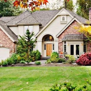 a home in the suburbs