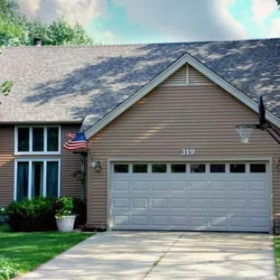 the front of the home