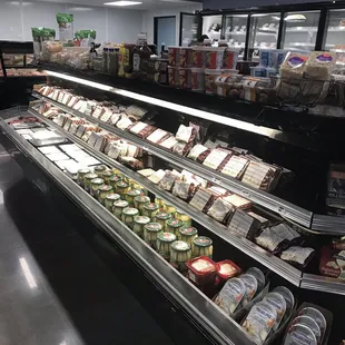 a display of food