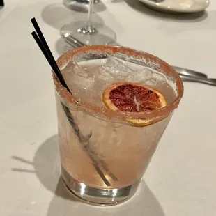 Mona Lisa Gin And Grapefruit Cocktail