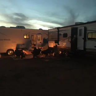 Our campsite at Hofmann Vineyard 03-01-2019.