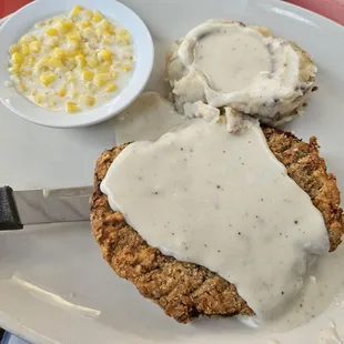 Chicken Fried Steak Dinner