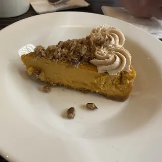 Slice Pumpkin Crunch Cheesecake