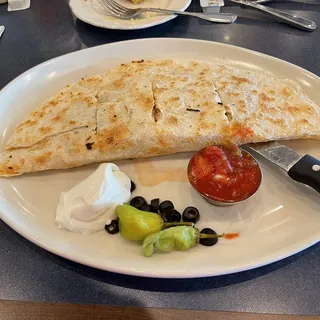 Seasoned Chicken Quesadilla