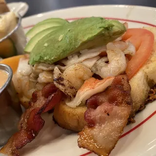 Shrimp and Crab Melt Sandwich