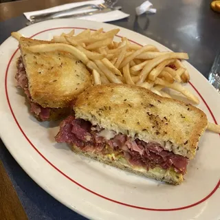 Pastrami and Swiss Melt Sandwich
