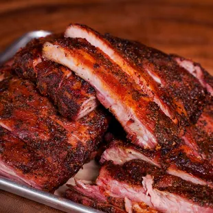 bbq ribs, ribs, food