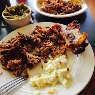 Brisket and Pork in the middle of no where!