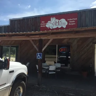 the outside of the building