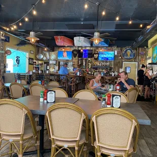 Dining room and bar area