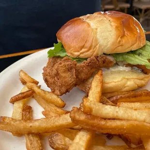 Buttermilk fried chicken sammy