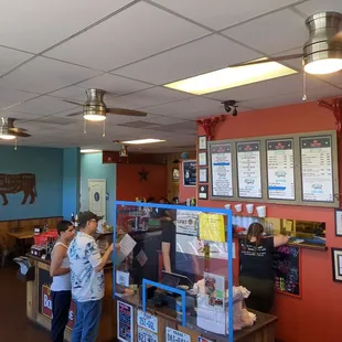 Photo of ordering table of the BBQ restaurant